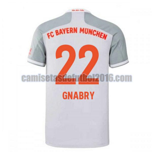 camiseta segunda bayern munich 2020-2021 gnabry 22