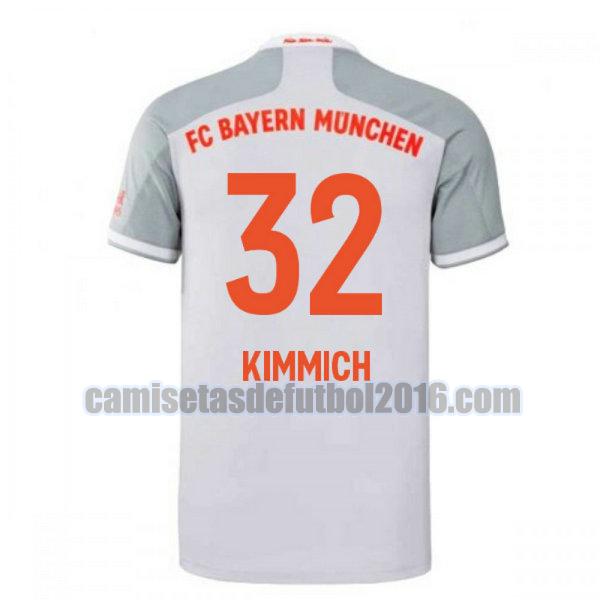 camiseta segunda bayern munich 2020-2021 kimmich 32