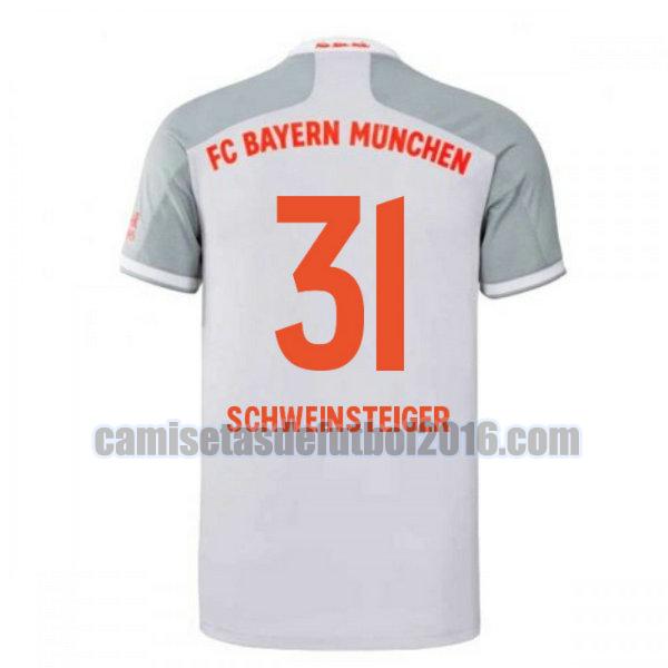camiseta segunda bayern munich 2020-2021 schweinsteiger 31