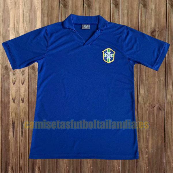 camiseta segunda brasil 1957 azul