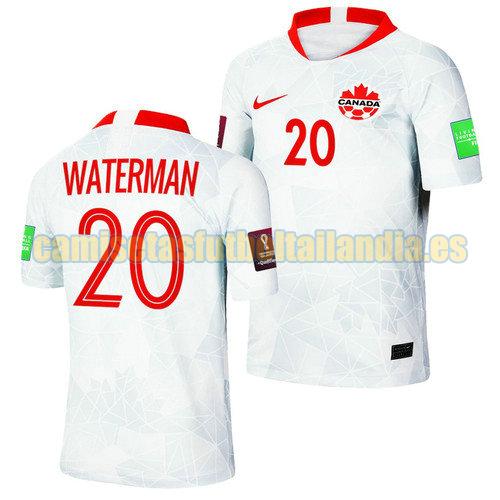 camiseta segunda canada 2022 joel waterman 20