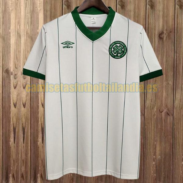camiseta segunda celtic 1982-1983 blanco