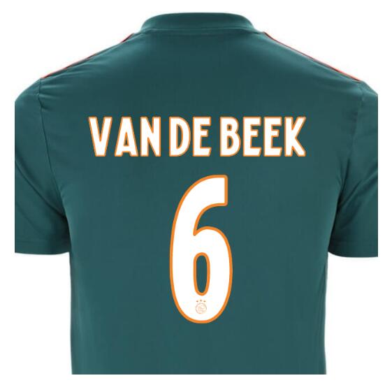 camiseta segunda equipacion Donny van de Beek Ajax 2020