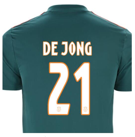 camiseta segunda equipacion Frenkie de Jong Ajax 2020