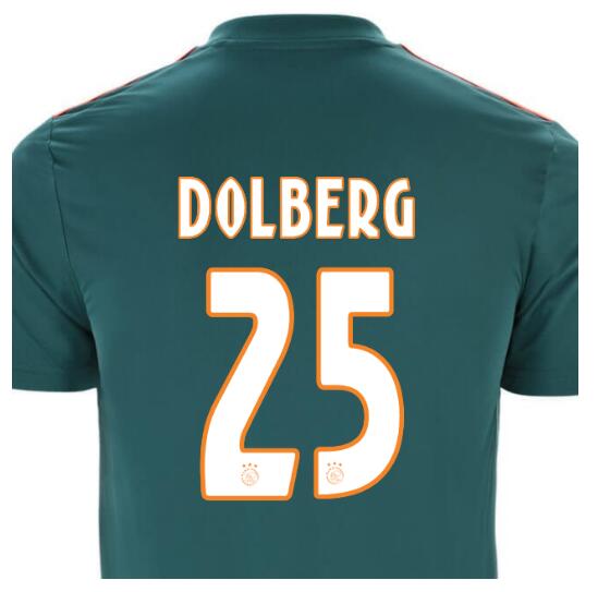 camiseta segunda equipacion Kasper Dolberg Ajax 2020
