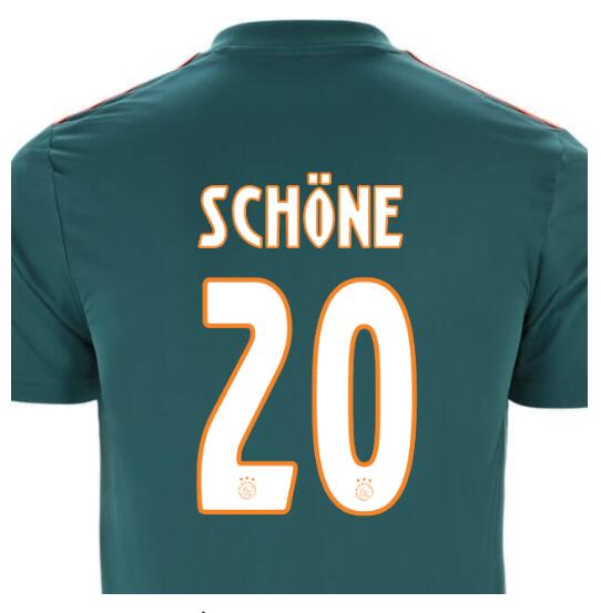 camiseta segunda equipacion Lasse Schöne Ajax 2020