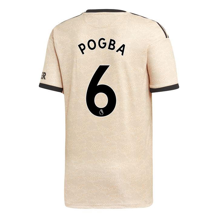 camiseta segunda equipacion Paul Pogba Manchester United 2020