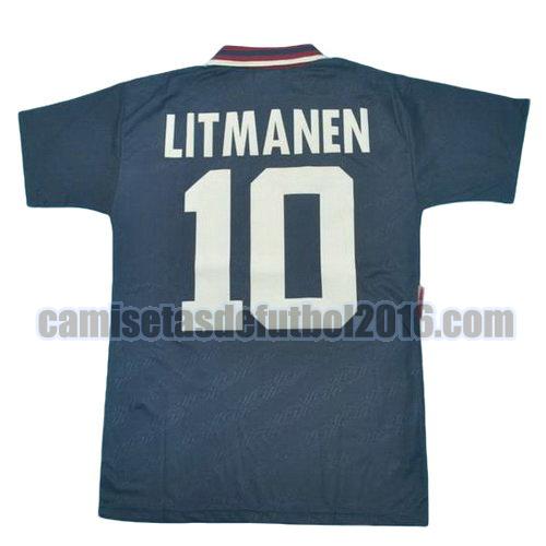 camiseta segunda equipacion ajax 1994-1995 litmanen 10