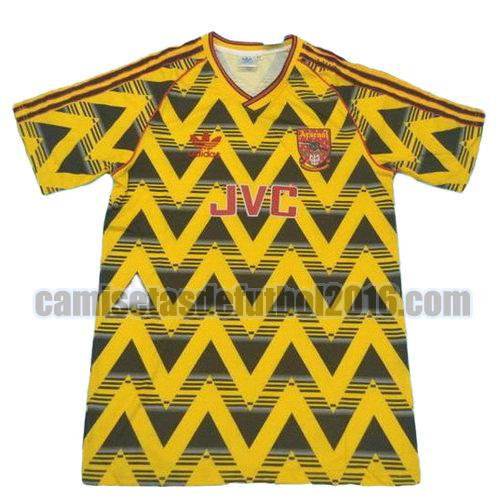 camiseta segunda equipacion arsenal 1991-1993