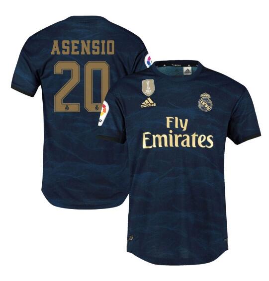 camiseta segunda equipacion asensio Real Madrid 2020