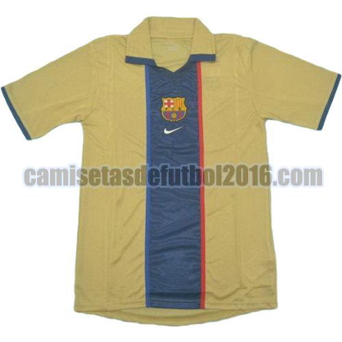 camiseta segunda equipacion barcelona 2002