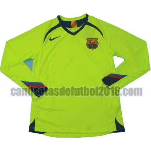 camiseta segunda equipacion barcelona lfp 2005-2006 ml