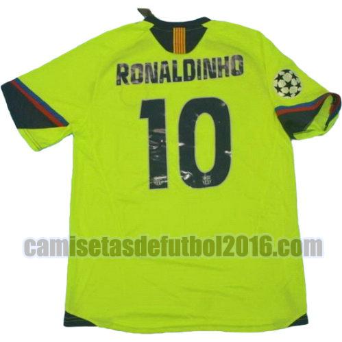 camiseta segunda equipacion barcelona lfp 2005-2006 ronaldinho 10