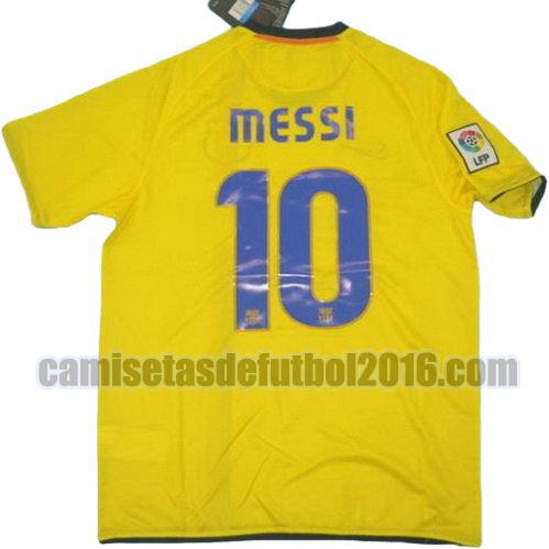 camiseta segunda equipacion barcelona lfp 2008-2009 messi 10