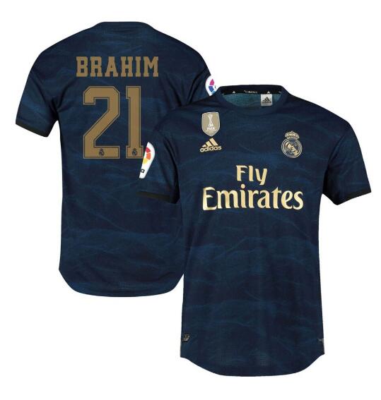 camiseta segunda equipacion brahim diaz Real Madrid 2020