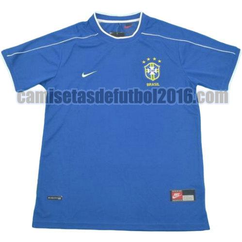 camiseta segunda equipacion brasil copa mundial 1998