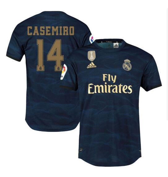 camiseta segunda equipacion carlos casemiro Real Madrid 2020