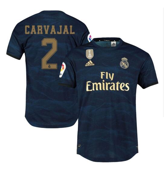 camiseta segunda equipacion daniel carvajal Real Madrid 2020