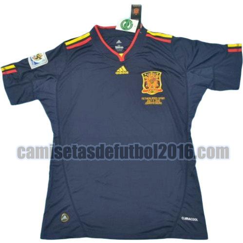 camiseta segunda equipacion españa copa mundial 2010