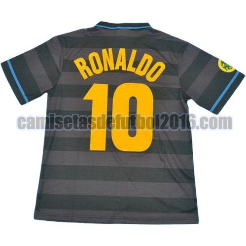 camiseta segunda equipacion inter milan 1997-1998 ronaldo 10