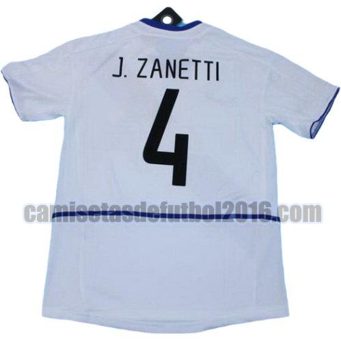 camiseta segunda equipacion inter milan 2002-2003 j.zanetti 4