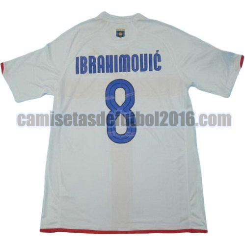 camiseta segunda equipacion inter milan 2007-2008 ibrahimouic 8