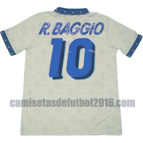 camiseta segunda equipacion italia copa mundial 1994 baggio 10