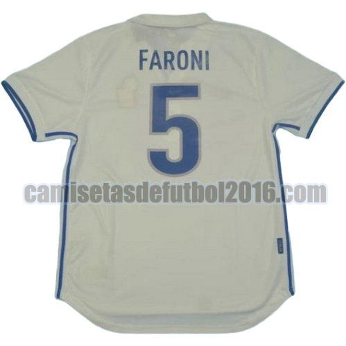 camiseta segunda equipacion italia copa mundial 1998 faroni 5