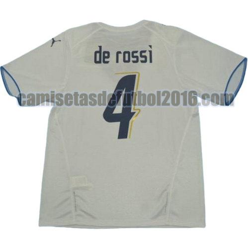 camiseta segunda equipacion italia copa mundial 2006 de rossi 4