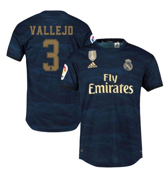 camiseta segunda equipacion jesus vallejo Real Madrid 2020