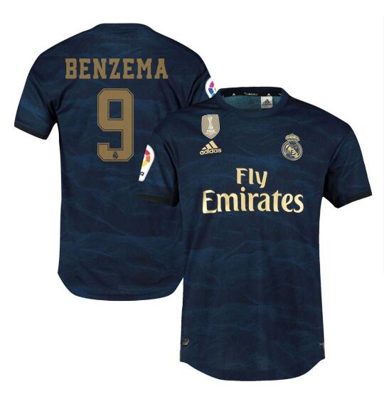 camiseta segunda equipacion karim benzema Real Madrid 2020