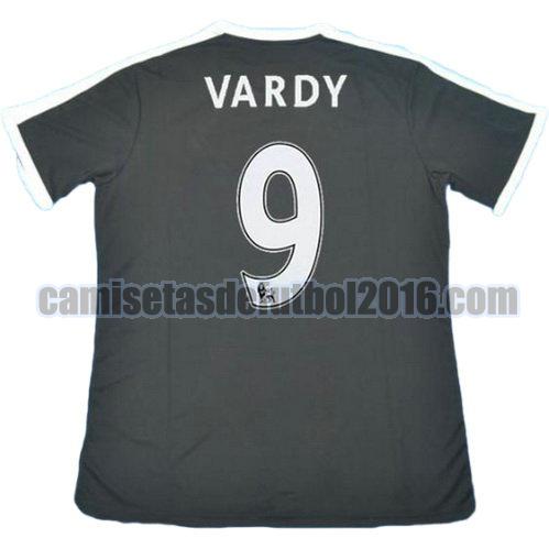 camiseta segunda equipacion leicester city 2015-2016 vardy 9