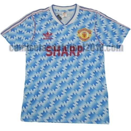 camiseta segunda equipacion manchester united 1990-1992