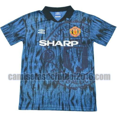 camiseta segunda equipacion manchester united 1992-1993