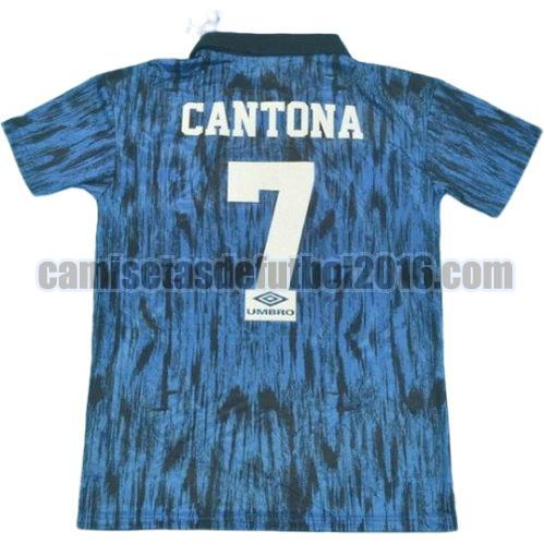 camiseta segunda equipacion manchester united 1992-1993 cantona 7