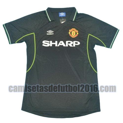 camiseta segunda equipacion manchester united 1998-1999