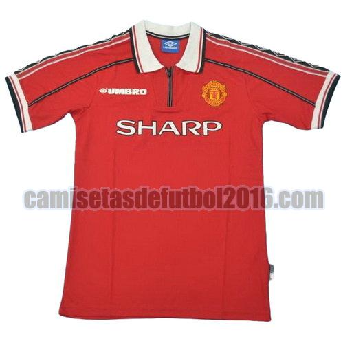 camiseta segunda equipacion manchester united 1998