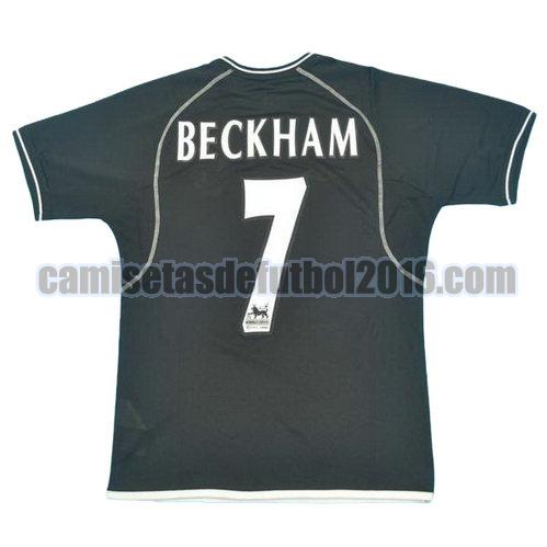 camiseta segunda equipacion manchester united 2000-2002 beckham 7