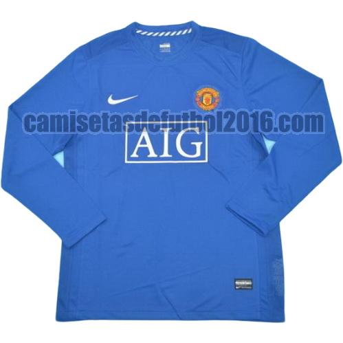 camiseta segunda equipacion manchester united 2008-2009 ml