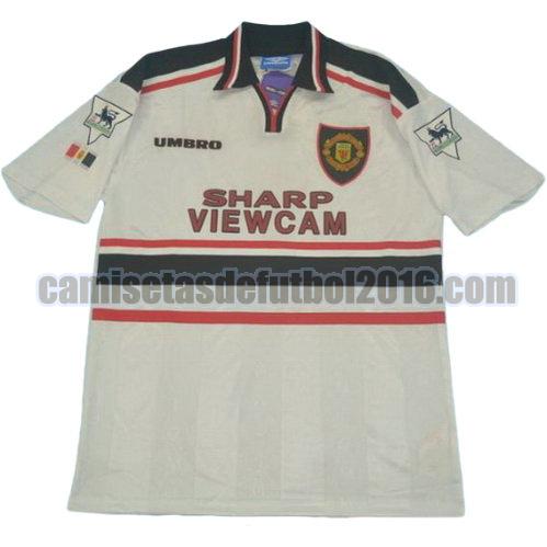 camiseta segunda equipacion manchester united pl 1998-1999
