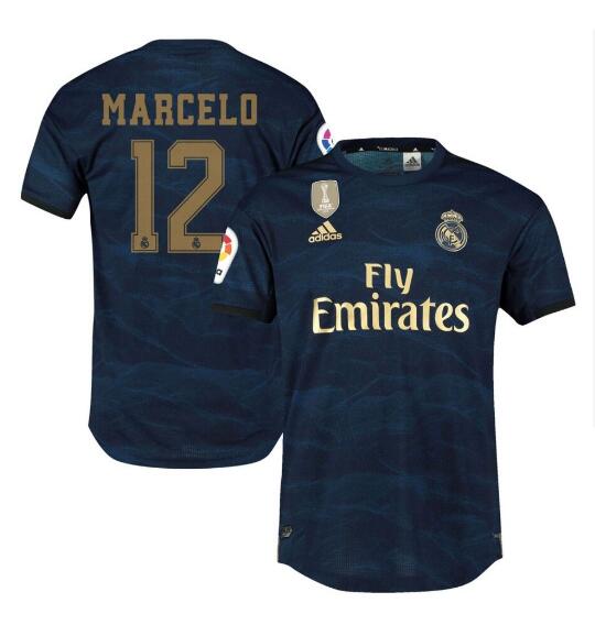 camiseta segunda equipacion marcelo Real Madrid 2020