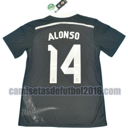 camiseta segunda equipacion real madrid 2014-2015 alonso 14