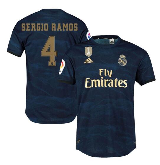 camiseta segunda equipacion sergio ramos Real Madrid 2020
