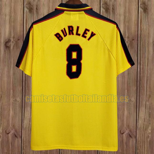camiseta segunda escocia 1996-1998 amarillo burley 8