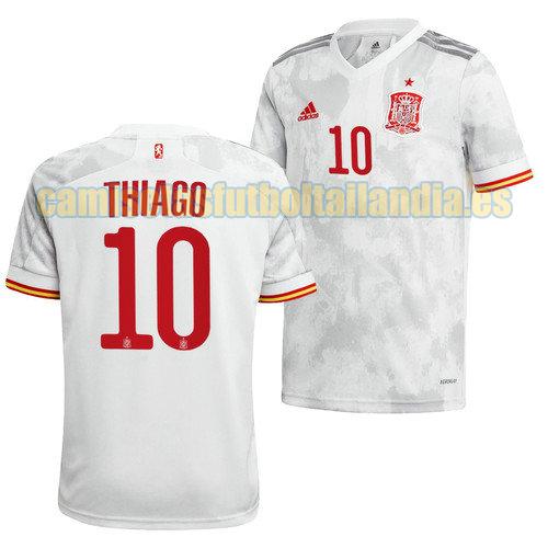 camiseta segunda espana 2022 thiago 10