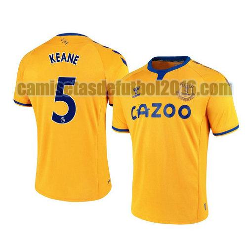 camiseta segunda everton 2020-2021 michael keane 5