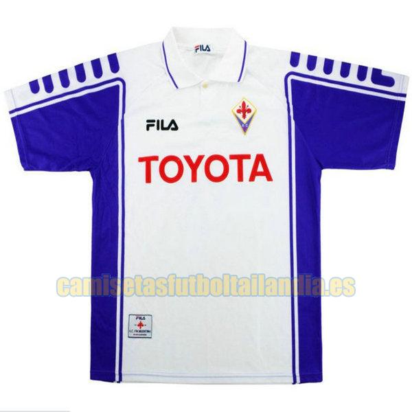 camiseta segunda fiorentina 1999-2000 blanco