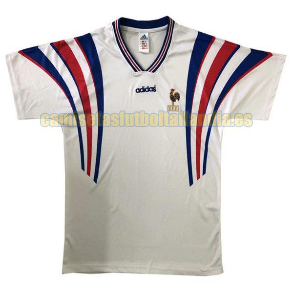 camiseta segunda francia 1996 blanco