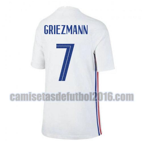 camiseta segunda francia 2020-2021 griezmann 7