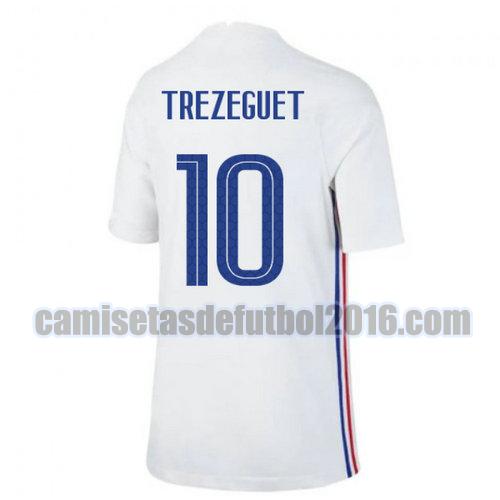 camiseta segunda francia 2020-2021 trezeguet 10